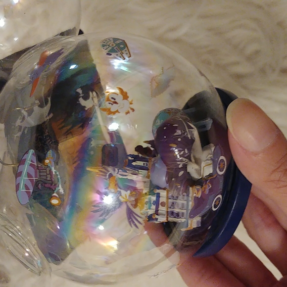 💙FIRM! NWT WALT DISNEY WORLD 50TH ANNIVERSARY 4 PARK ICON GLASS BLOWN ORNAMENT - Picture 4 of 10